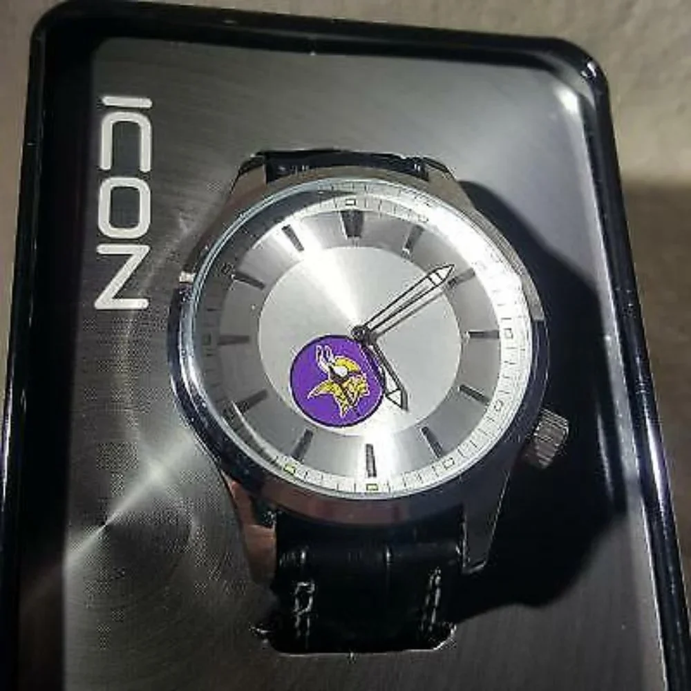 Minnesota Vikings SPARO ICON NFL team Men's Watch NEW